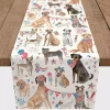 Kirklands Home Table Linens|Fourth of July Patriotic Pups Table Runner, 90 in.
