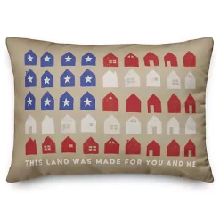 Kirklands Home Outdoor Cushions & Pillows|Fourth of July This Land Indoor/Outdoor Pillow
