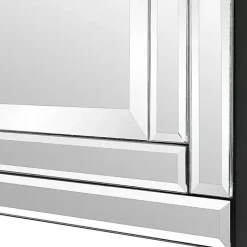 Kirklands Home Decorative Mirrors|Frameless Double Panel Wall Mirror