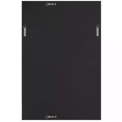 Kirklands Home Decorative Mirrors|Frameless Double Panel Wall Mirror