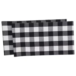 Kirklands Home Table Linens|Franklin Black Gingham Table Runner