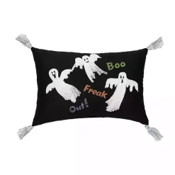 Clearance Freak Out! Ghosts Halloween Lumbar Pillow Halloween