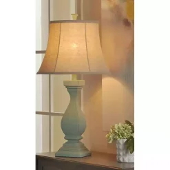 Kirklands Home Table Lamps|French Green Classic Table Lamp Ivory