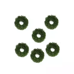 New Fresh Cut Plain Balsam Fir Wreaths, Set of 6 Fresh Christmas Wreaths & Greenery