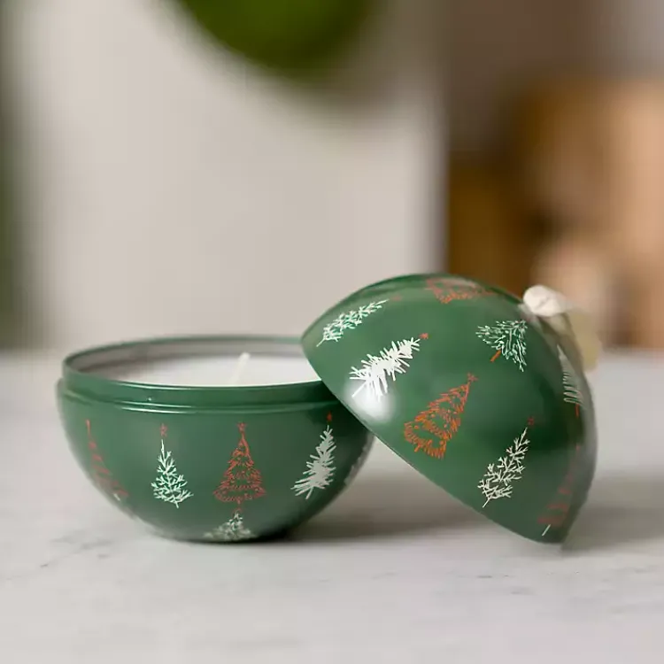 Online Fresh Fallen Snow Tin Candle Ornament Candles