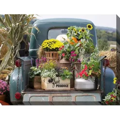 Kirklands Home Outdoor Wall Decor|Fresh Produce Outdoor Canvas Art Print Multi