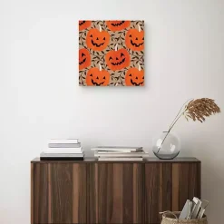 Discount Friendly Jack O Lanterns Canvas Art Print Halloween