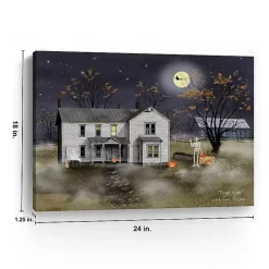 Best Fright Night Halloween Canvas Art Print Halloween