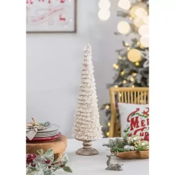 New Fringe Embellished Christmas Trees, Set of 2 Christmas Decorations