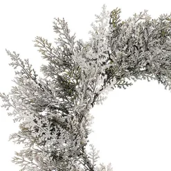 New Frosted Cedar Christmas Wreath Christmas Wreaths