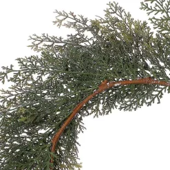 New Frosted Cedar Christmas Wreath Christmas Wreaths