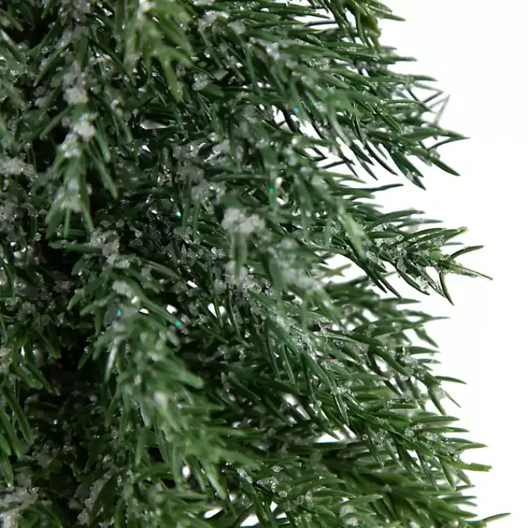 New Frosted Pine Jute Base Christmas Tree Christmas Decorations