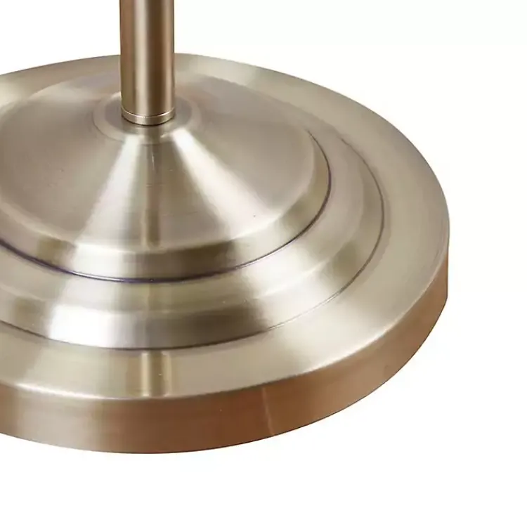 Kirklands Home Floor Lamps|Frosted Starlight Golden Floor Lamp White