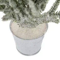 Outlet Frosty Potted Angel Pine Tree Christmas Arrangements & Garland