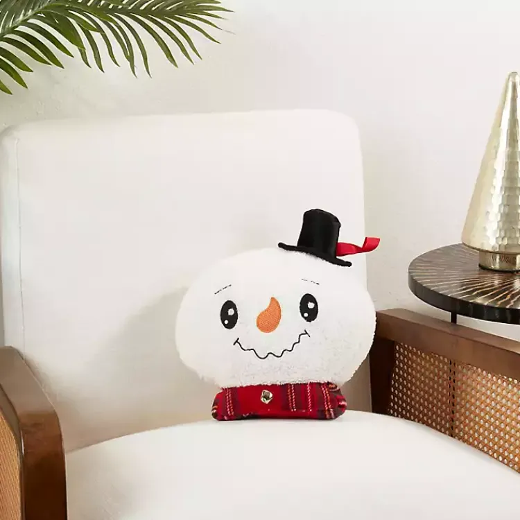 Outlet Frosty Snowman Double Sided Pillow Christmas Pillows
