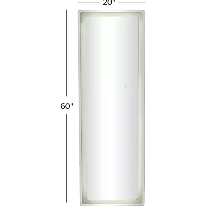 Kirklands Home Full Length & Floor Mirrors|Full Length LED Wall Mirror, 59 in.