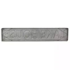 Kirklands Home Wall Quotes & Signs|Galvanized Metal Lake House Wall Sign