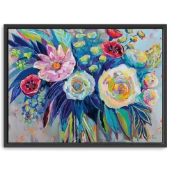 Kirklands Home Framed Art|Garden Variety Framed Canvas Art Print Multi
