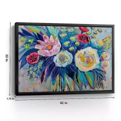 Kirklands Home Framed Art|Garden Variety Framed Canvas Art Print Multi