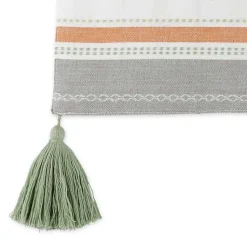 Kirklands Home Table Linens|Gather with Pumpkin Harvest Table Runner White
