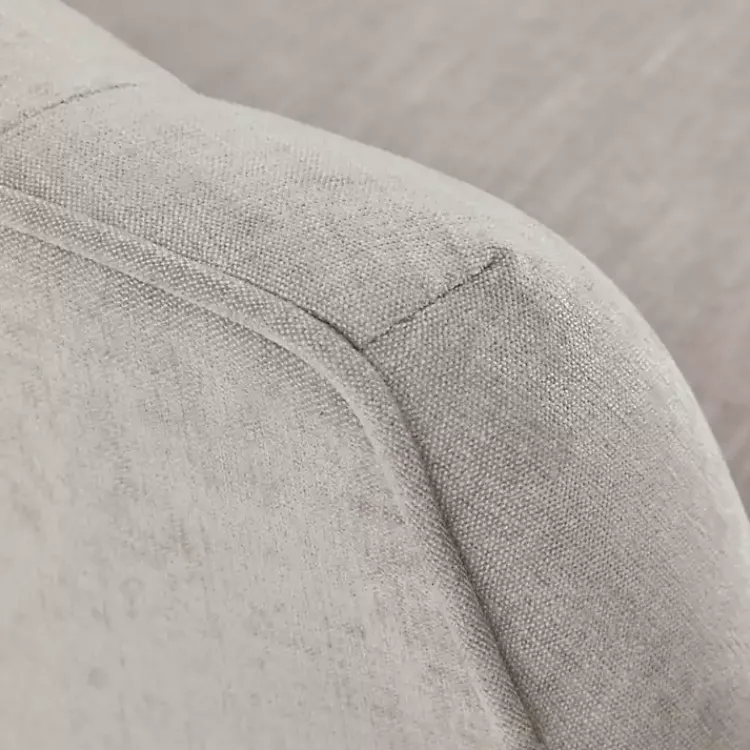 Kirklands Home Accent Chairs|Gayla Taupe Button Tufted Swivel Accent Chair Gray