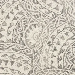 Kirklands Home Area Rugs|Geometric Round Waves Area Rug, 6 ft.