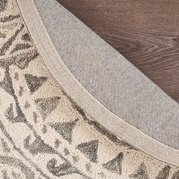 Kirklands Home Area Rugs|Geometric Round Waves Area Rug, 6 ft.