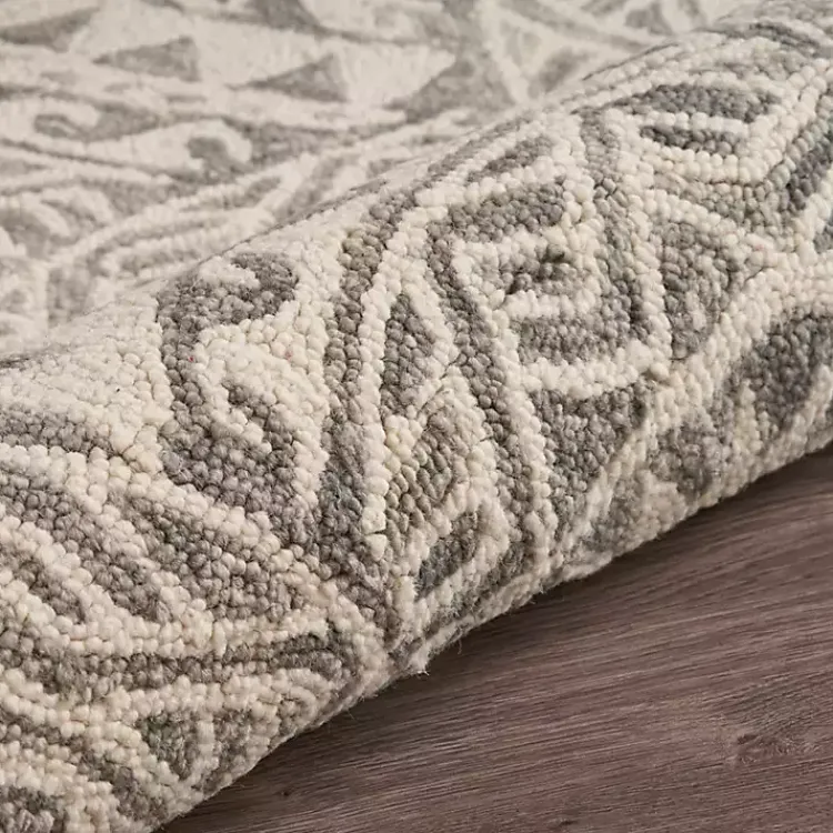 Kirklands Home Area Rugs|Geometric Round Waves Area Rug, 6 ft.