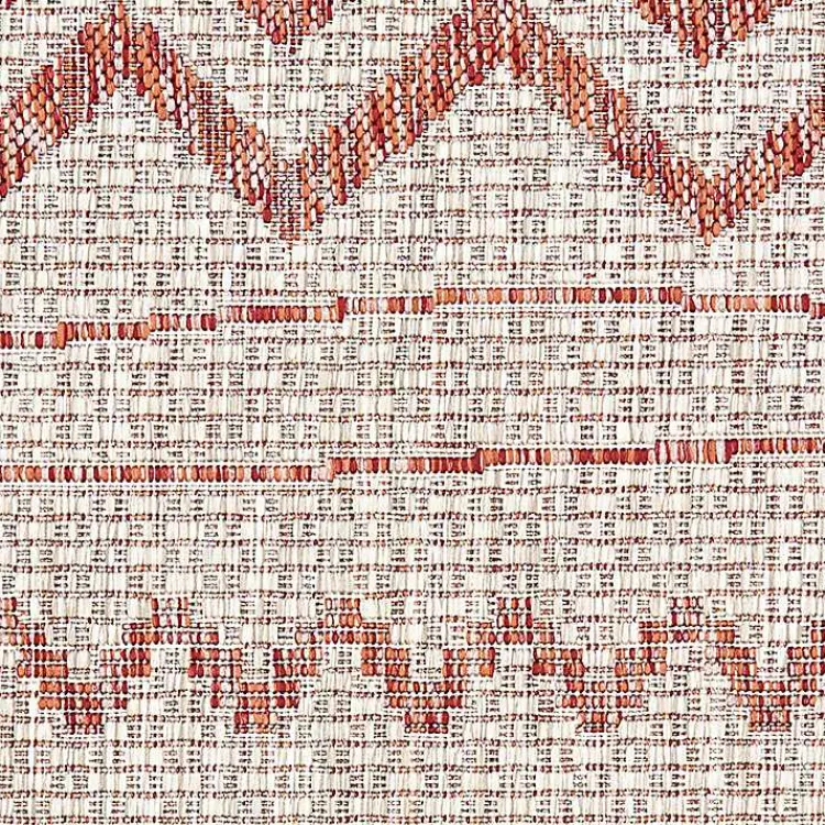 Kirklands Home Outdoor Rugs|Geometric Stripe Sun Shower Outdoor Area Rug, 7x9