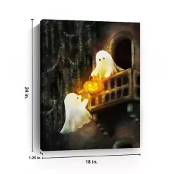Online Ghostly Sweethearts Canvas Art Print Halloween
