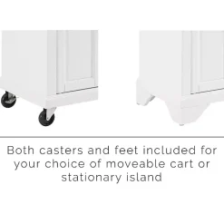 Kirklands Home Kitchen Islands & Bar Carts|Gia All Marble Kitchen Island White