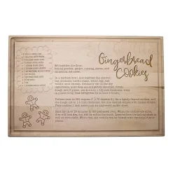Hot Gingerbread Cookies Maple Cutting Board Christmas Dining & Entertaining