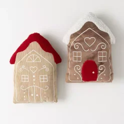 Online Gingerbread House Christmas Pillows, Set of 2 Christmas Pillows