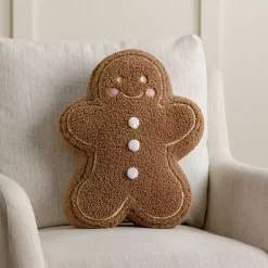 Clearance Gingerbread Man Pillow Christmas Pillows