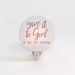 Kirklands Home Desk Lamps & Task Lighting|Give it to God Night Light