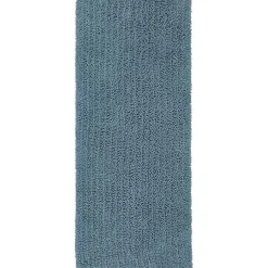 Kirklands Home Bathroom Rugs|Glacier Lofty Pile Chenille Bath Mat, 60 in. Blue