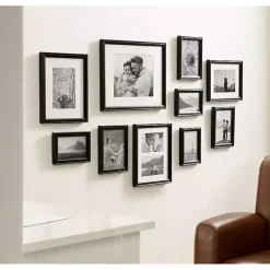 Kirklands Home Gallery Wall Frames|Glam Black 10-pc. Gallery Wall Frame Set