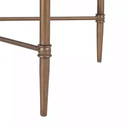 Kirklands Home Coffee Tables|Glass and Metal Rectangle Porter Coffee Table Gold