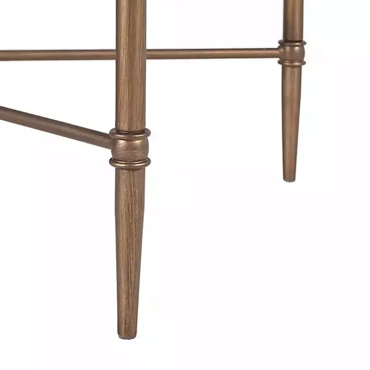 Kirklands Home Coffee Tables|Glass and Metal Rectangle Porter Coffee Table Gold