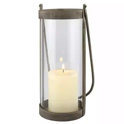 New Glass and Rustic Metal Lantern Lanterns