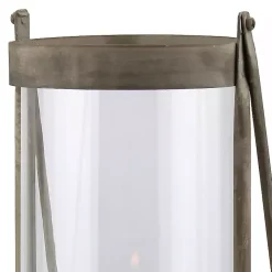 New Glass and Rustic Metal Lantern Lanterns