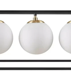 Kirklands Home Chandeliers & Pendant Lighting|Glass Globes Rectangle Chandelier
