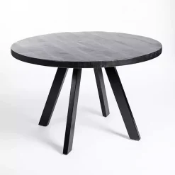 Kirklands Home Dining Tables|Glenn Midnight Wood Dining Table Black