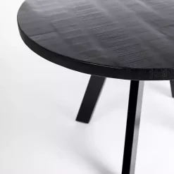 Kirklands Home Dining Tables|Glenn Midnight Wood Dining Table Black
