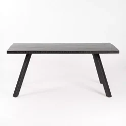 Kirklands Home Dining Tables|Glenn Midnight Wood Rectangular Dining Table Black