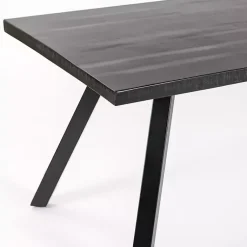 Kirklands Home Dining Tables|Glenn Midnight Wood Rectangular Dining Table Black