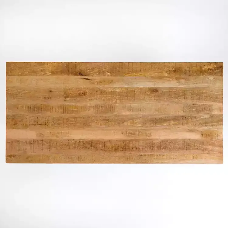 Kirklands Home Dining Tables|Glenn Natural Wood Rectangular Dining Table Brown