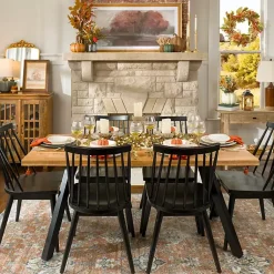 Kirklands Home Dining Tables|Glenn Natural Wood Rectangular Dining Table Brown