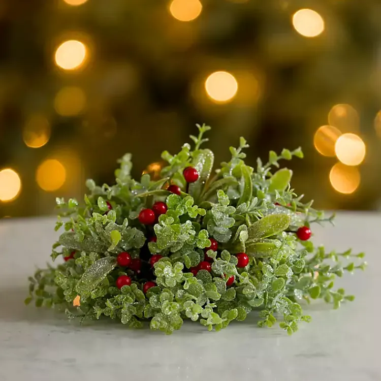 Best Glitter Boxwood Christmas Orb Christmas Arrangements & Garland