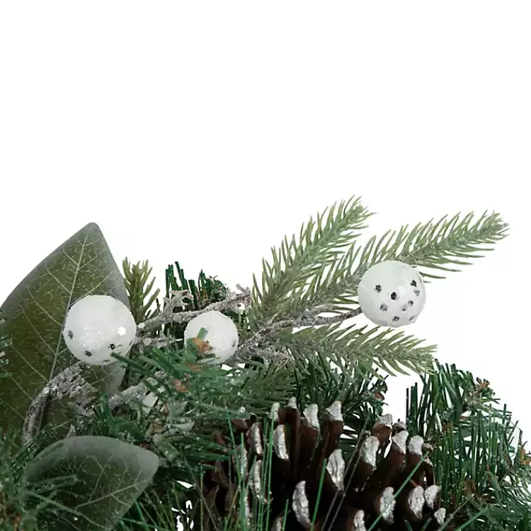 Online Glitter Frost Berry Pine Christmas Wreath Christmas Wreaths